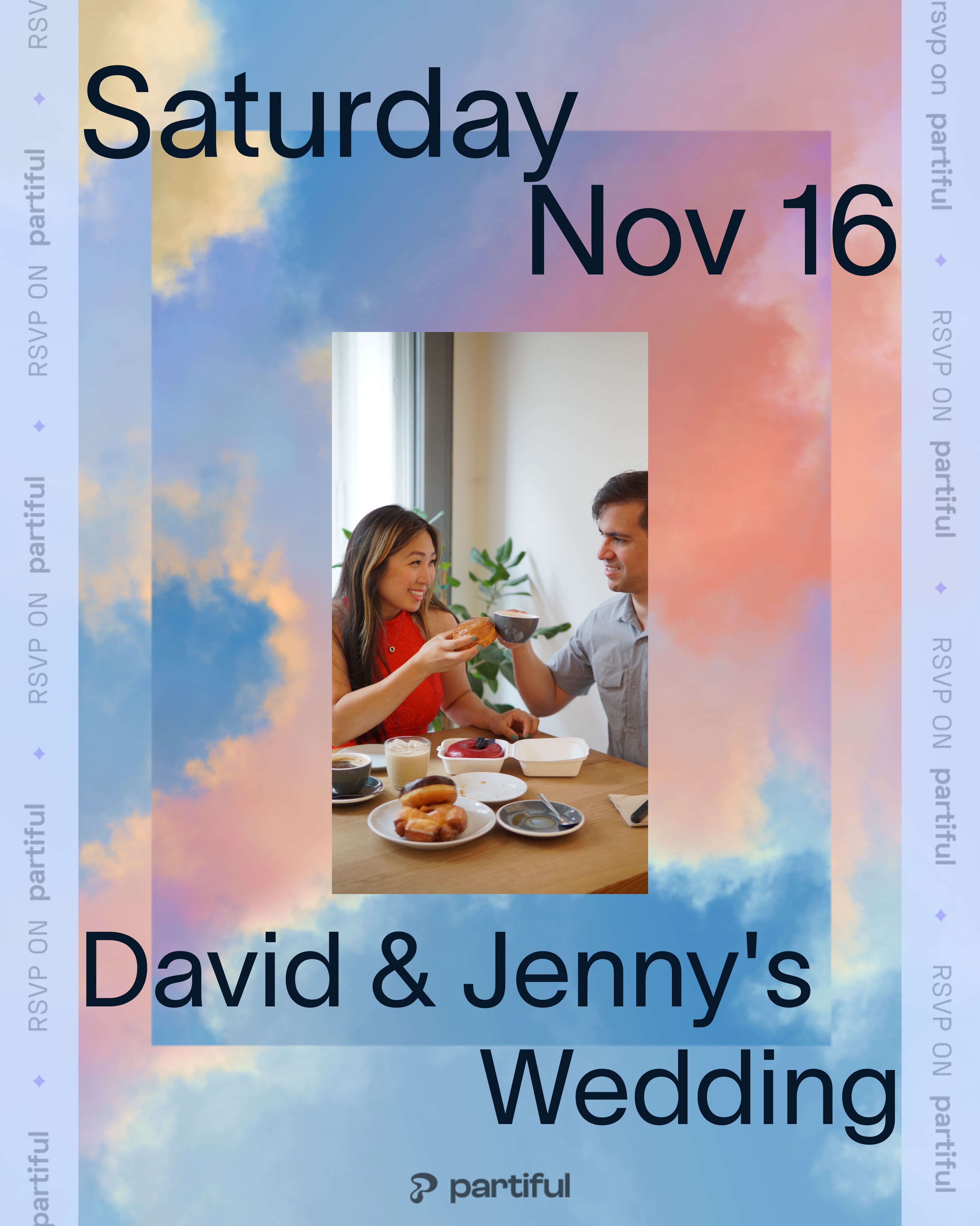 register flyer to wedding